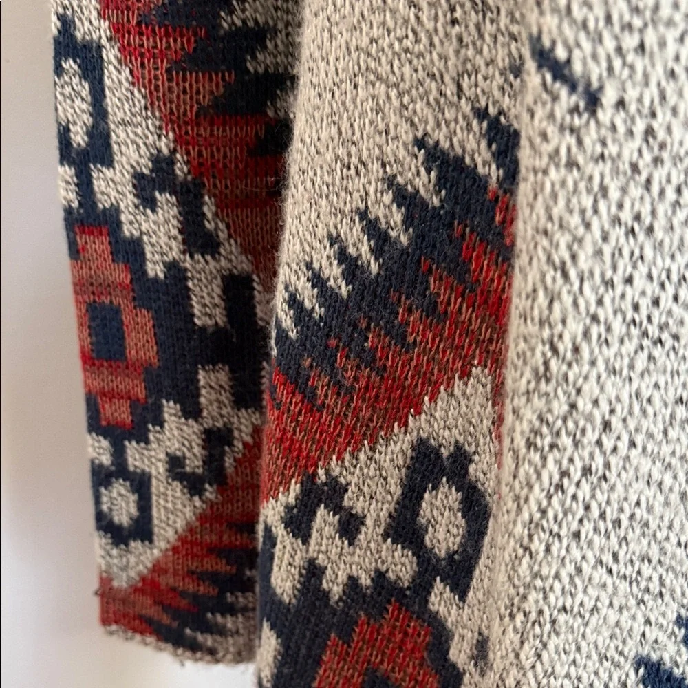 RD Style Multicolor Aztec Open Cardigan - Picture 4 of 9